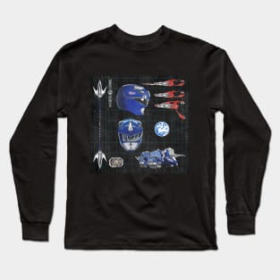 Blue Power Weapons Long Sleeve T-Shirt